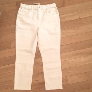 NWT Madewell High Rise Slim Crop Boy Jean